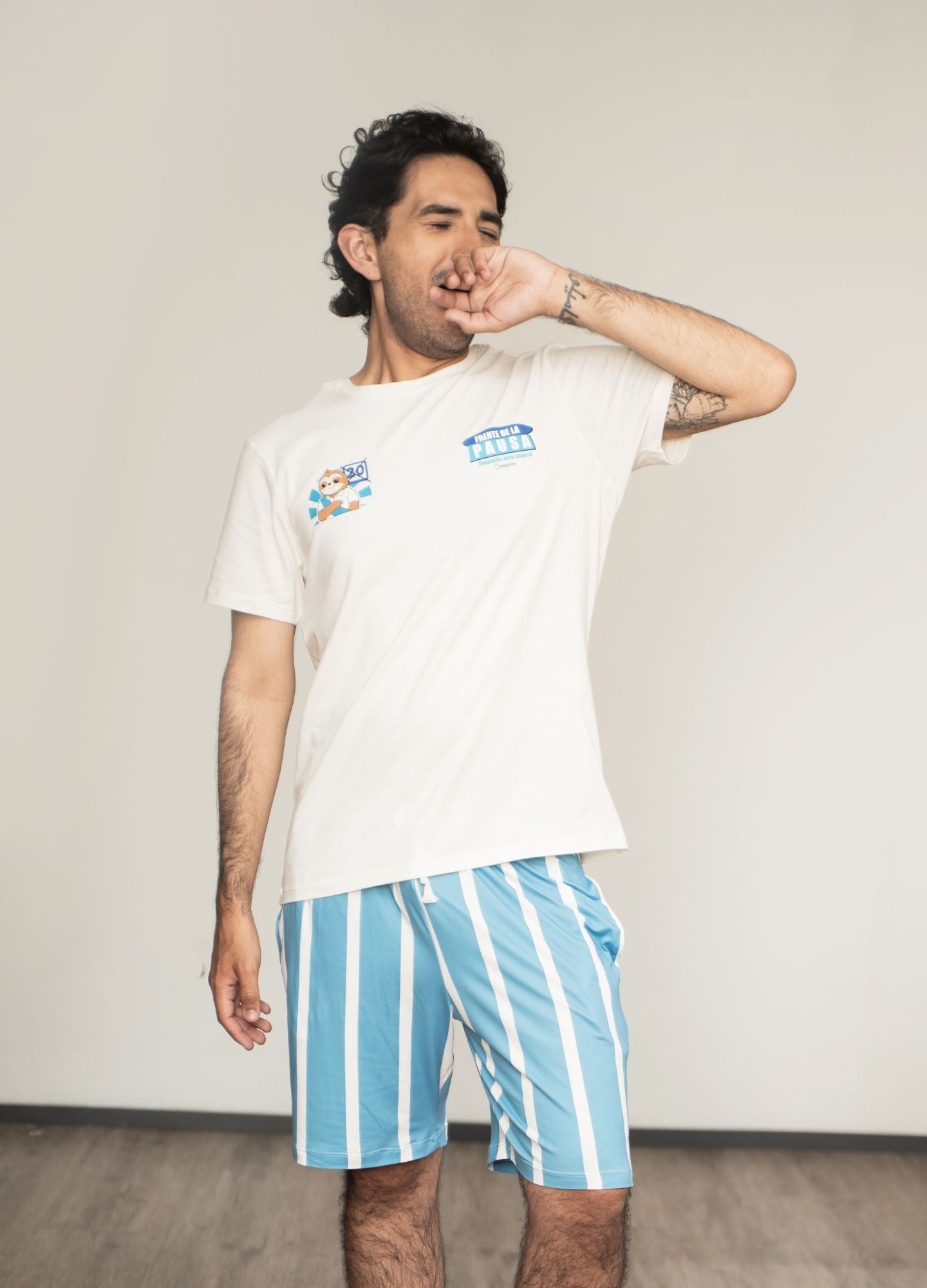 Conjunto Short Frente de la pausa - CIAMPINO