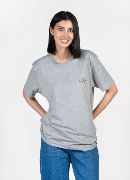 Basic Ciampino Camiseta Oversized – Gris - CIAMPINO