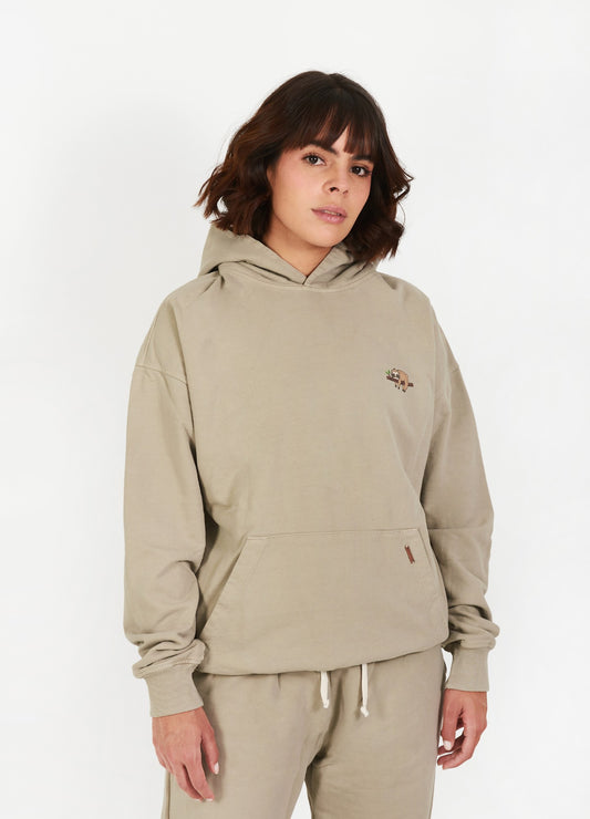 Basic Ciampino Hoodie – Visón