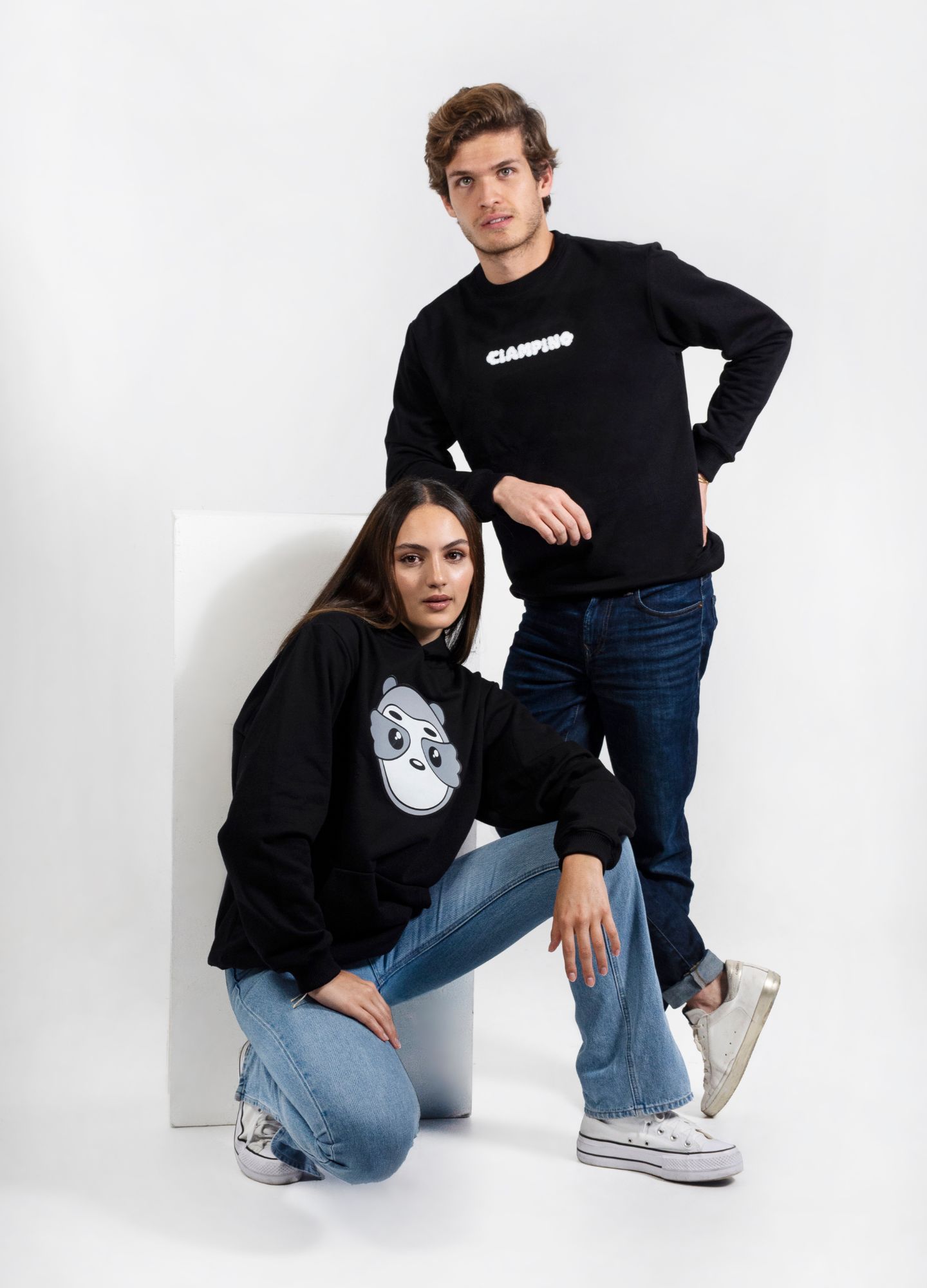 Ciampino Crewneck – Negro - CIAMPINO