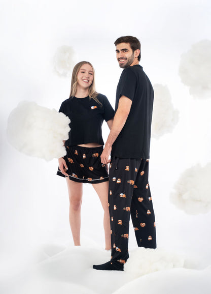 Conjunto Pantalón Perezosos - Negro