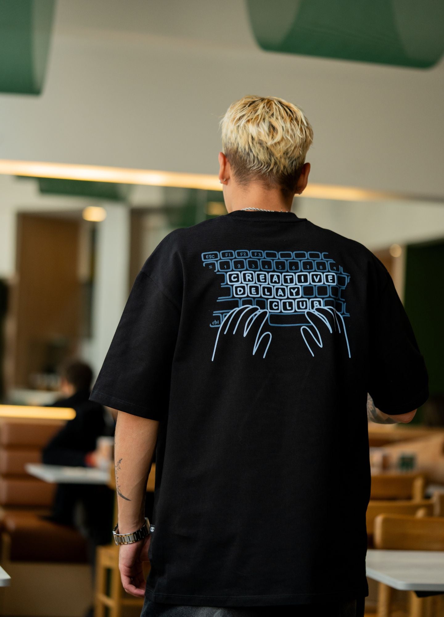 Delay Club Oversized - Negro