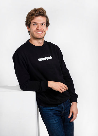 Ciampino Crewneck – Negro - CIAMPINO