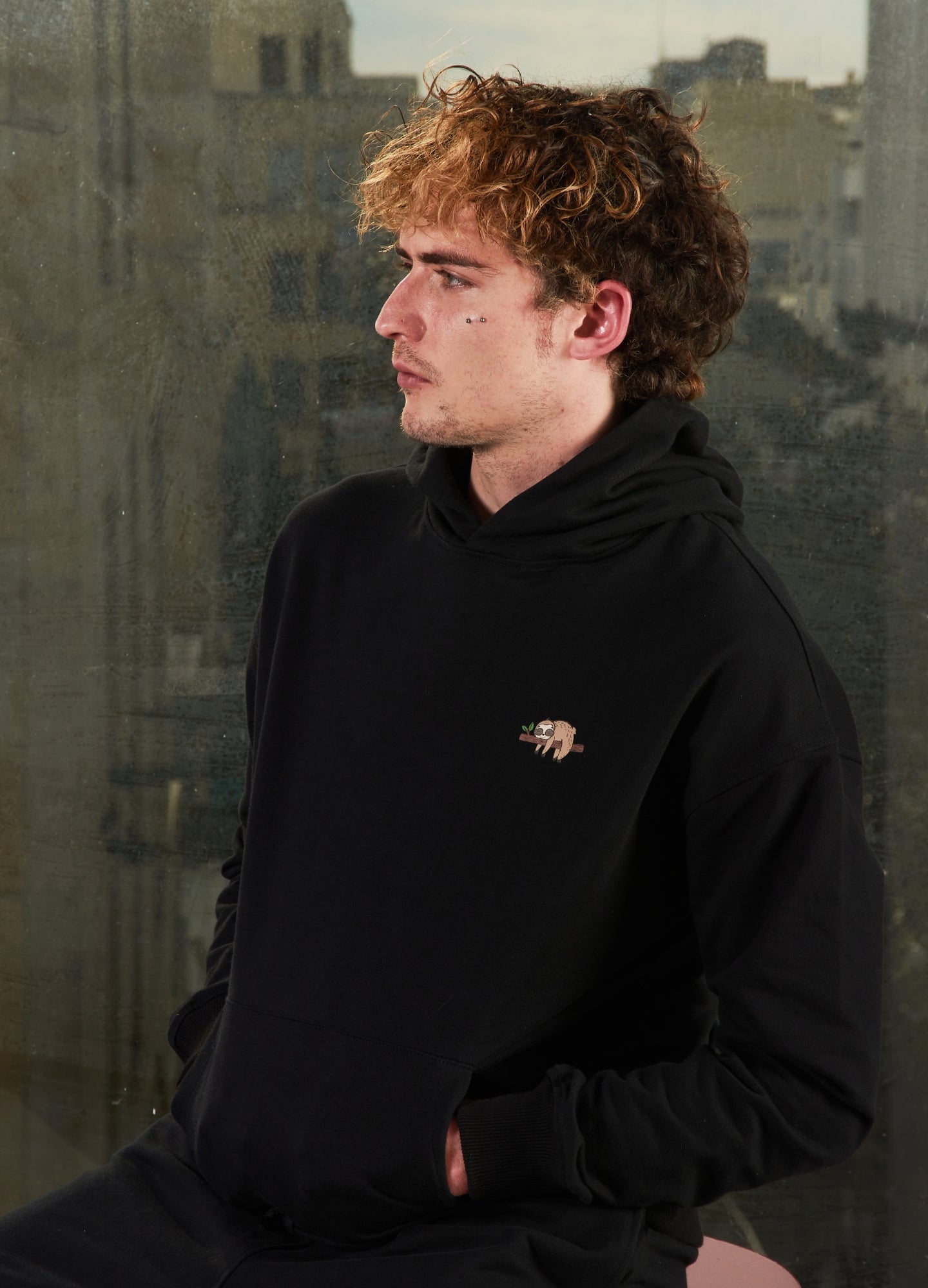 Basic Ciampino Hoodie - Negro