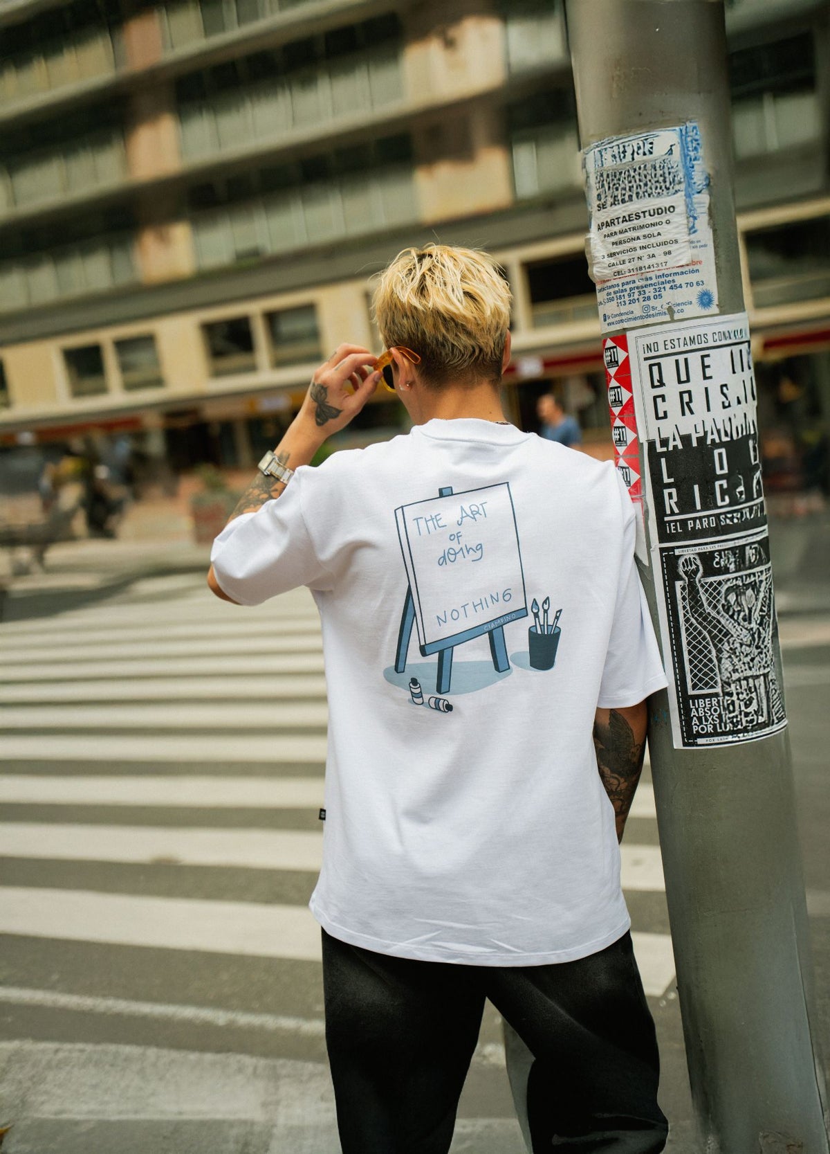 The Art Of Doing Nothing Oversized - Blanco - CIAMPINO
