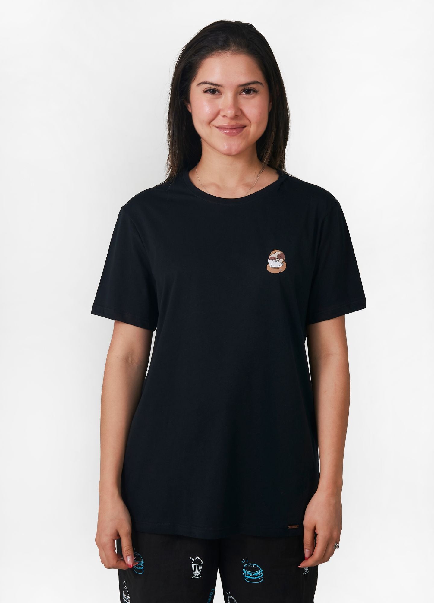 PJS Almohada Camiseta Regular – Negro - CIAMPINO