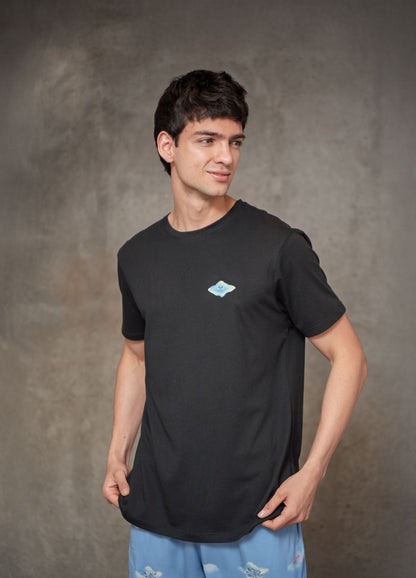 Conjunto Pantalón Nubes - Azul Cielo