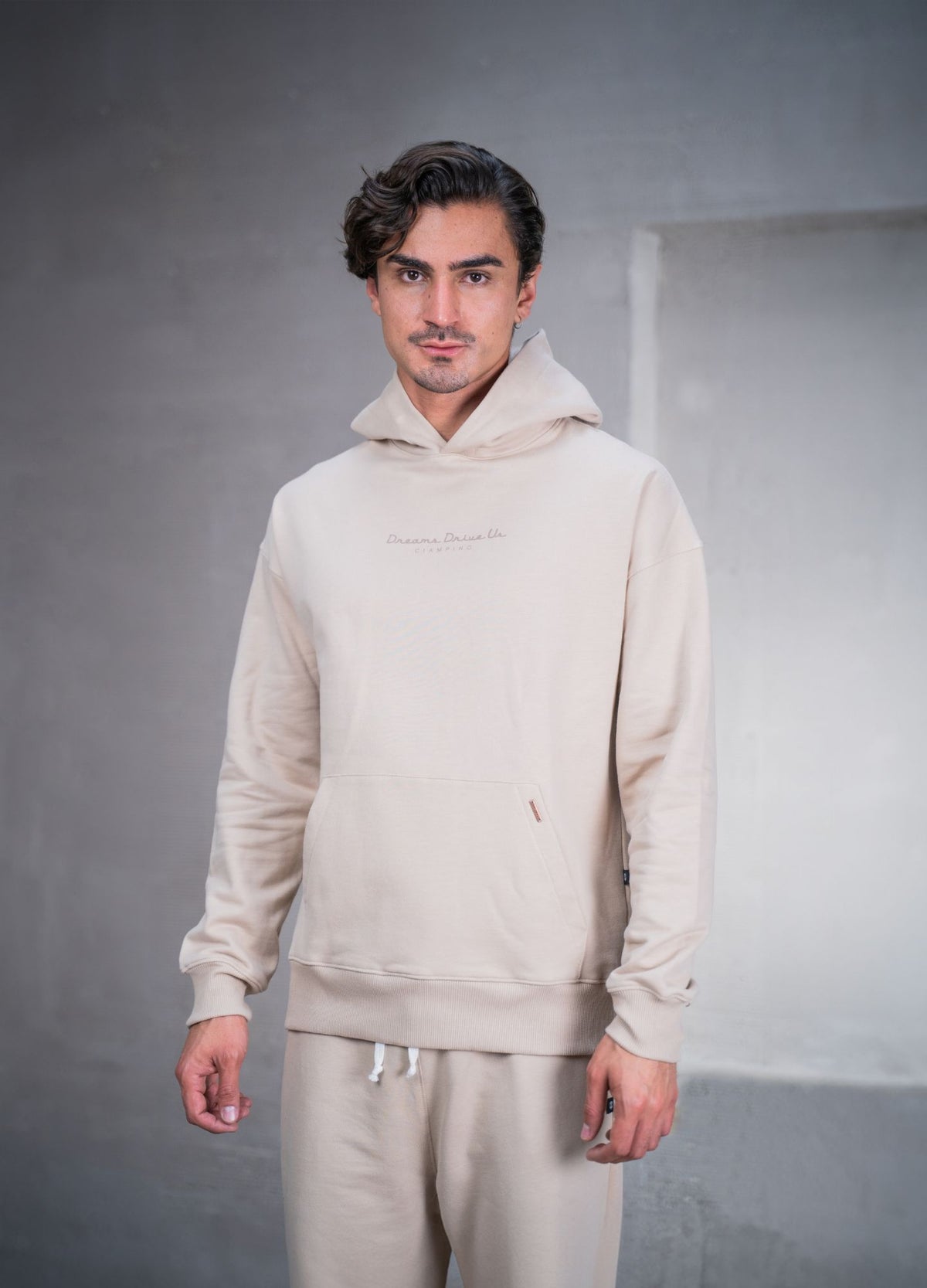 Hoodie Dreams - Taupe - CIAMPINO