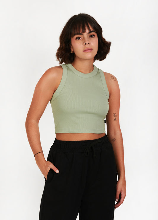 Basic Ciampino Tank Top – Verde