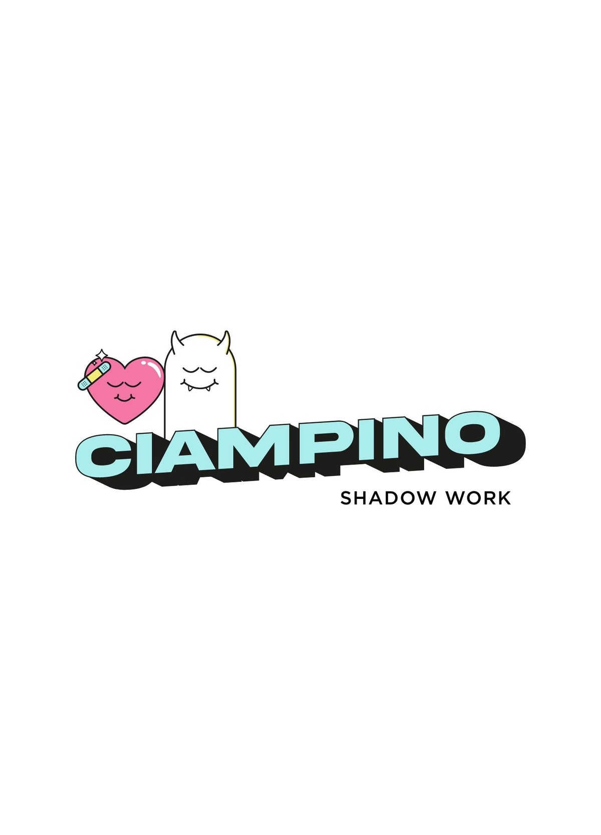 Shadow work Camiseta Regular – Blanco - CIAMPINO