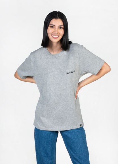 Perezoso Camiseta Oversized – Gris - CIAMPINO