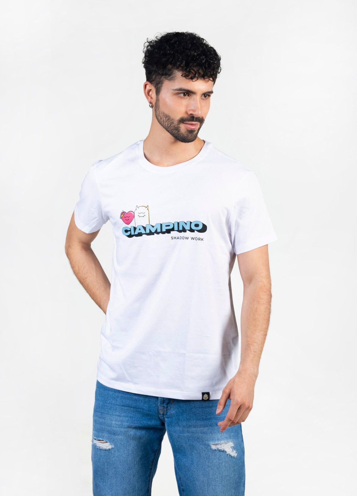 Shadow work Camiseta Regular – Blanco - CIAMPINO