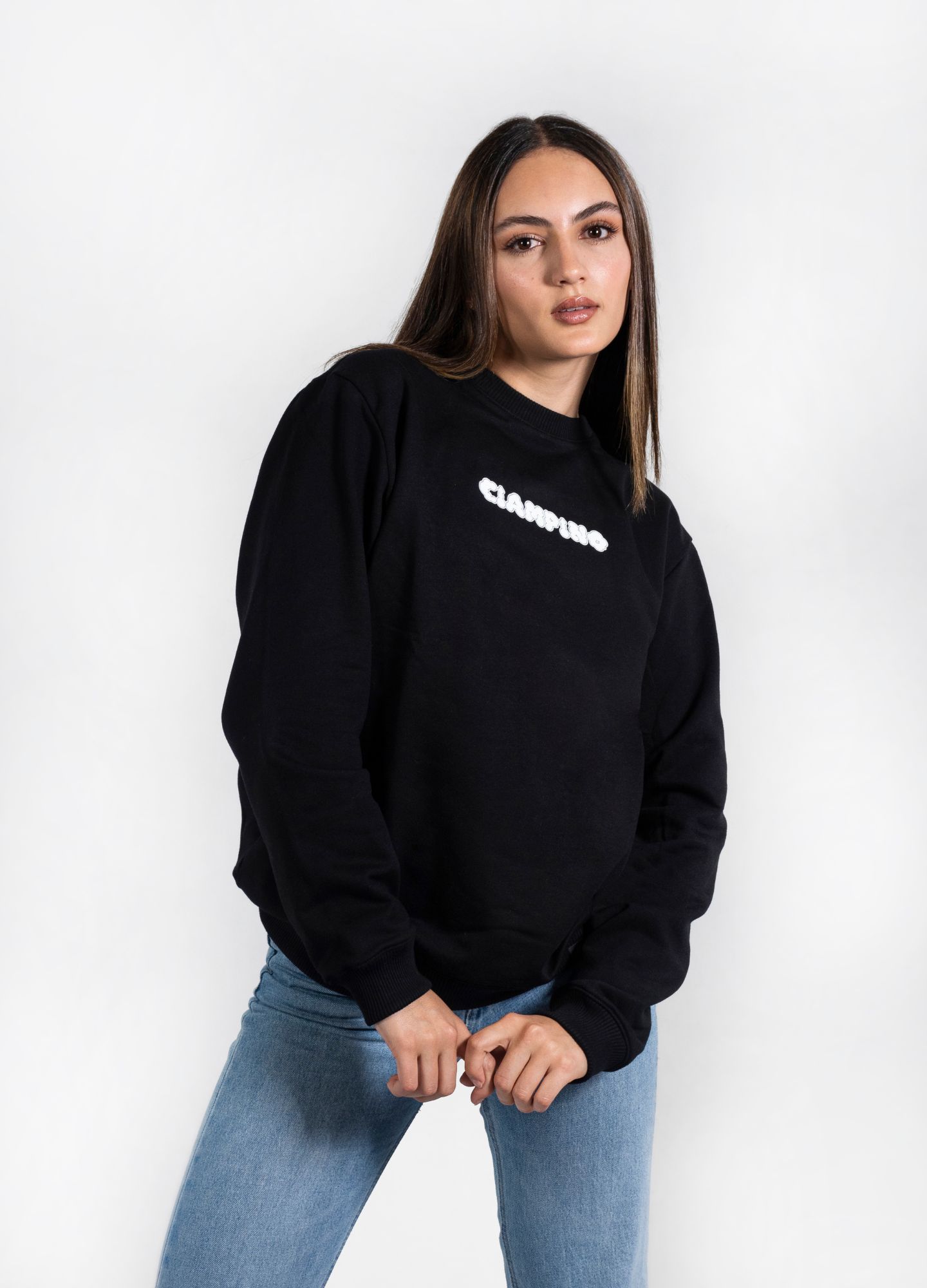 Ciampino Crewneck – Negro - CIAMPINO