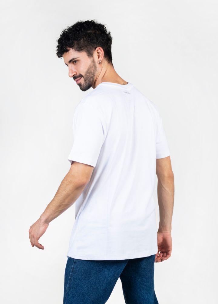 Distopía Camiseta Oversized – Blanco - CIAMPINO