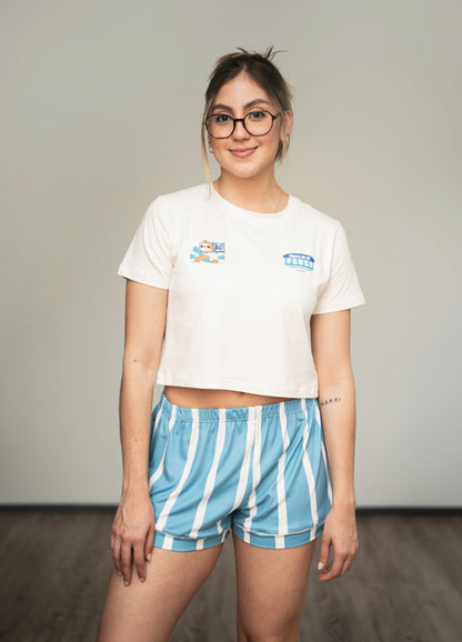 Conjunto short Frente de la pausa - CIAMPINO