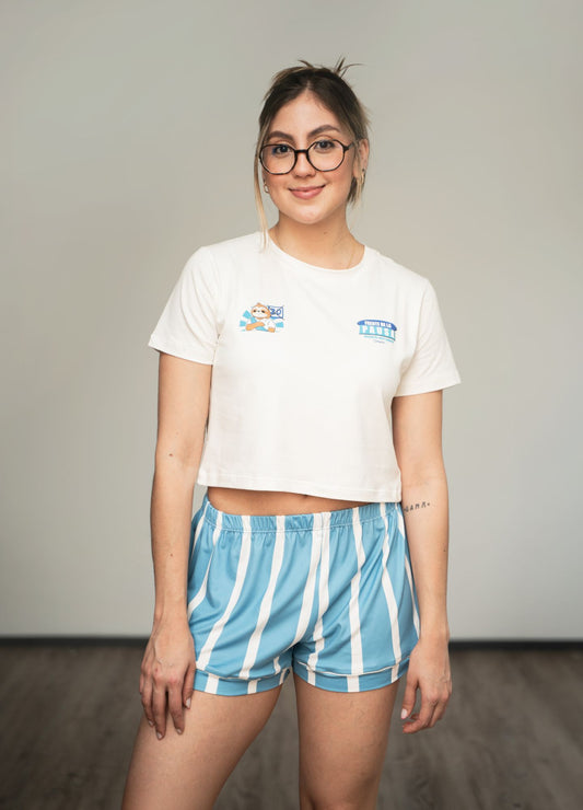 Conjunto short Frente de la pausa - CIAMPINO