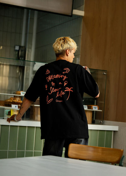 Slow Life Oversized - Negro