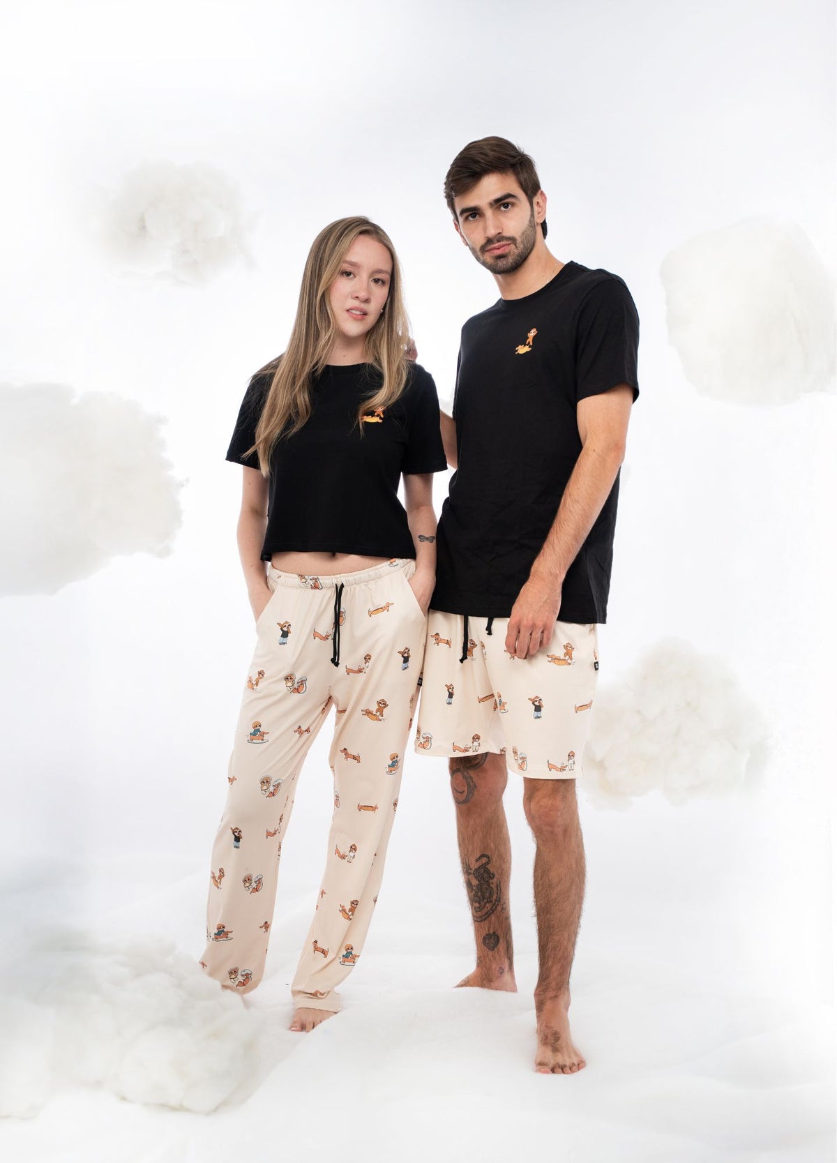 Conjunto Pantalón Calle y Jero - Crema - CIAMPINO