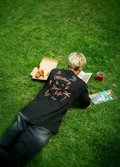 Slow Life Oversized - Negro