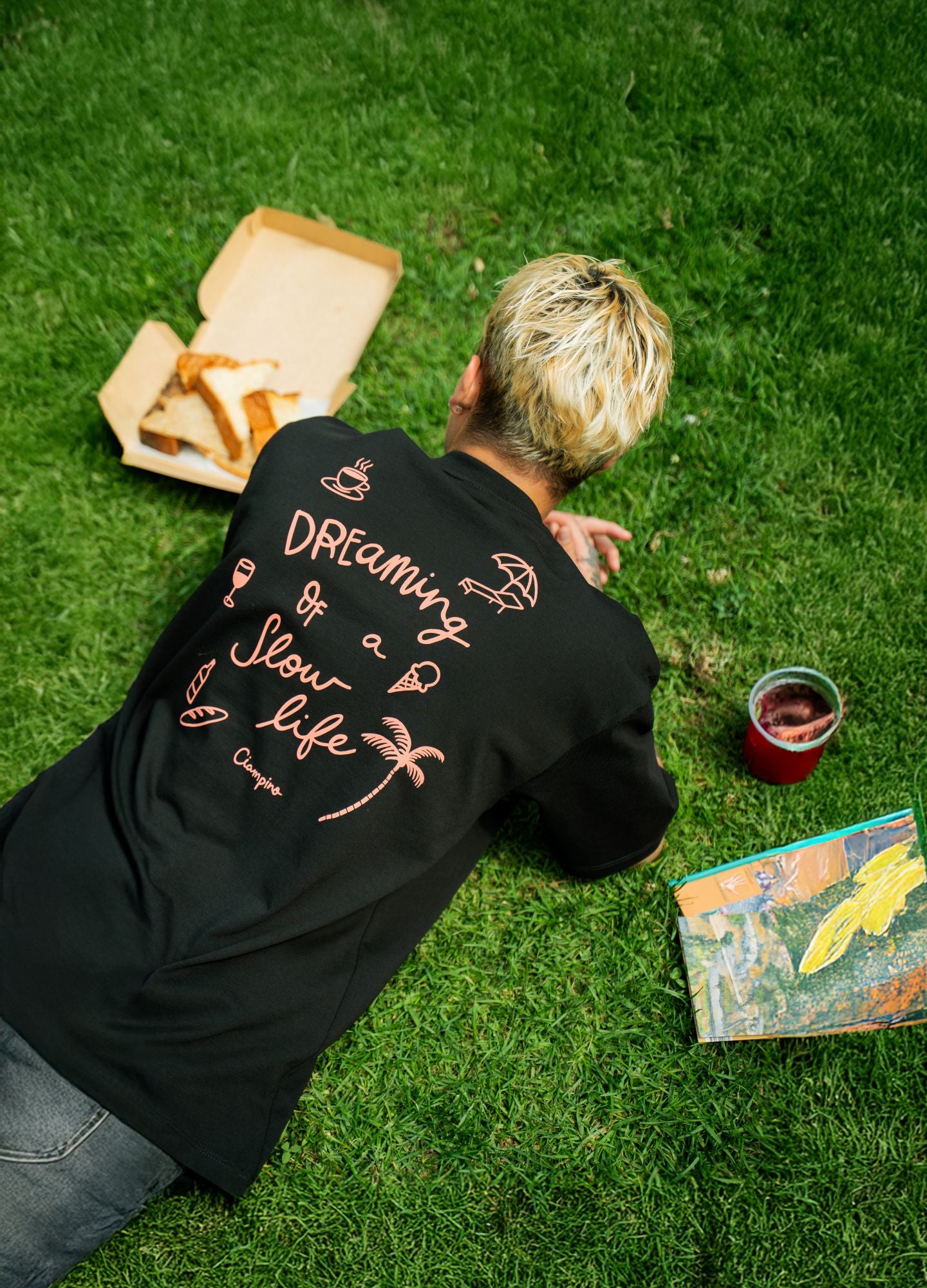 Slow Life Oversized - Negro