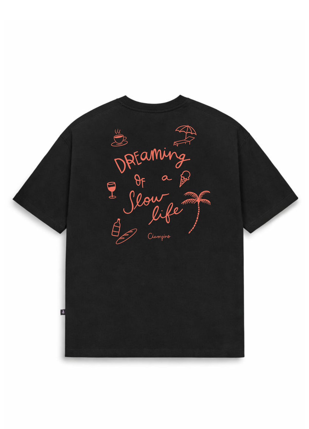 Slow Life Oversized - Negro - CIAMPINO