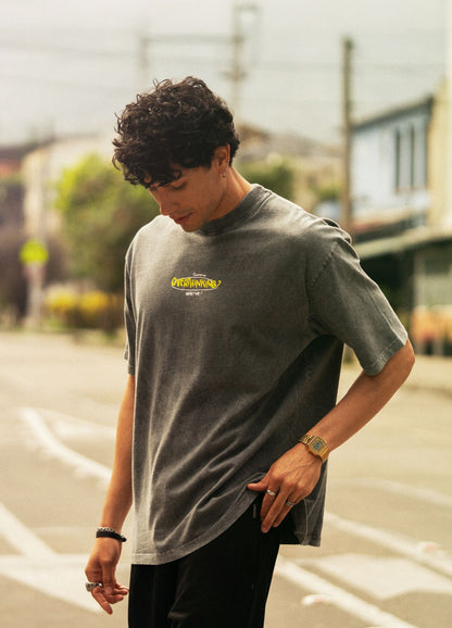 Overthinking Amarillo Boxy Fit - Acid Wash