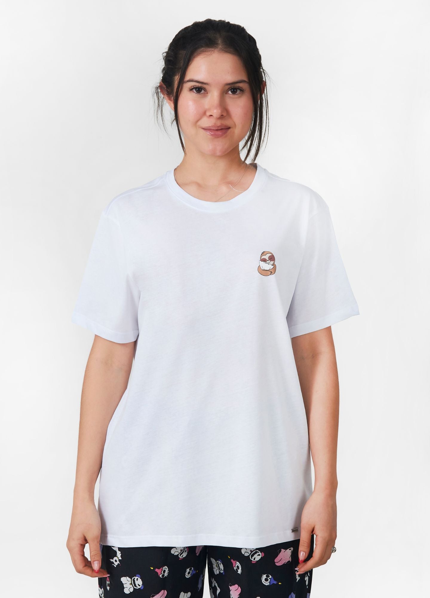 PJS Almohada Camiseta Regular – Blanco - CIAMPINO