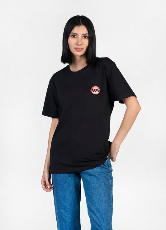 Road Trip Camiseta Oversized &#8211; Negro - CIAMPINO