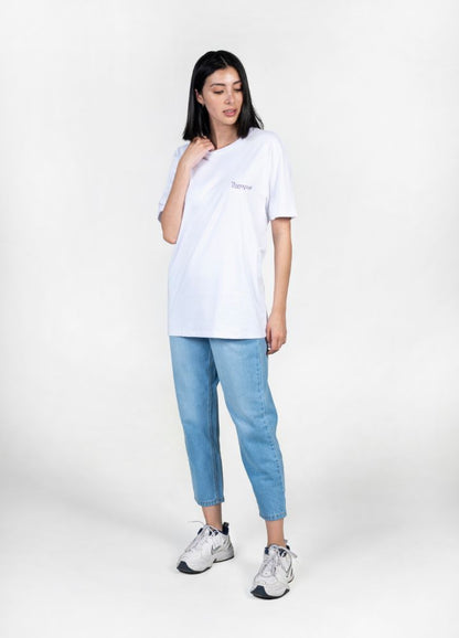 Angel Camiseta Oversized – Blanco - CIAMPINO