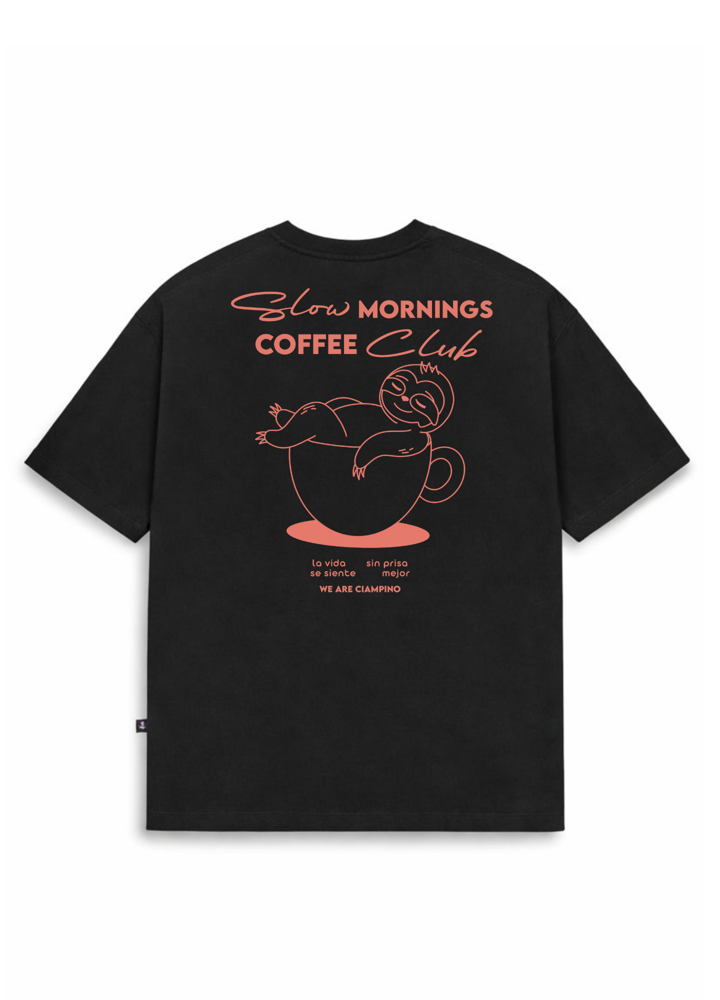 Coffee Club Oversized - Negro