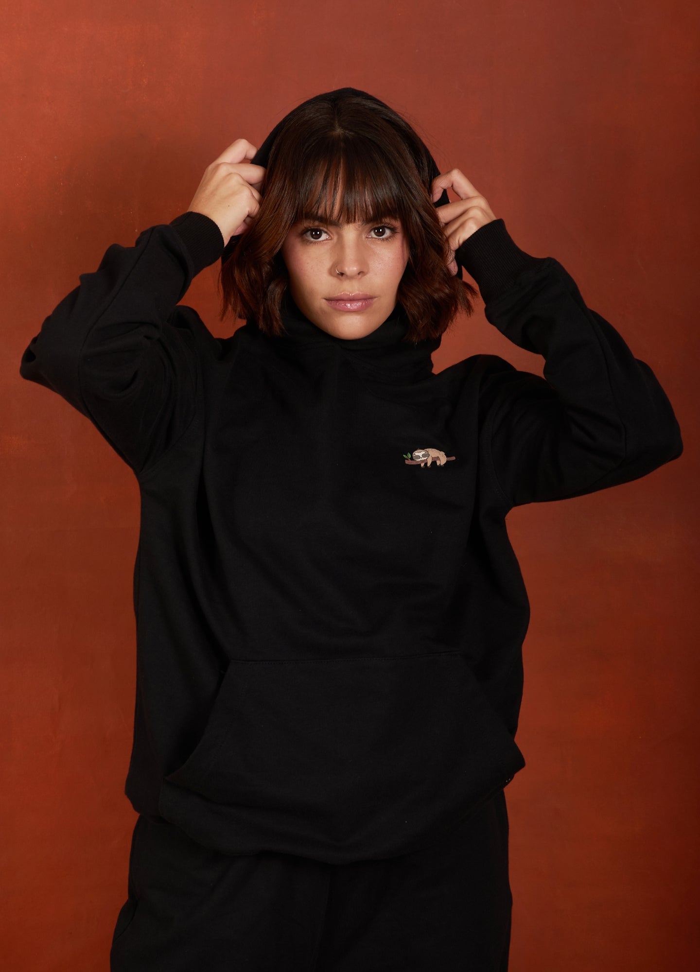 Basic Ciampino Hoodie – Negro