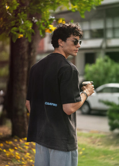 Bold Azul Boxy Fit - Negro Gradiente