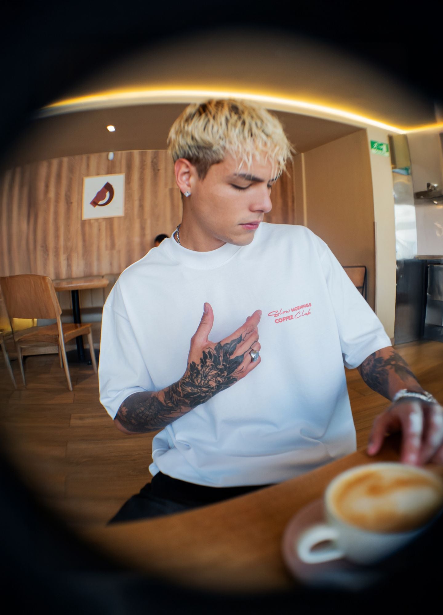 Coffee Club Oversized - Blanco