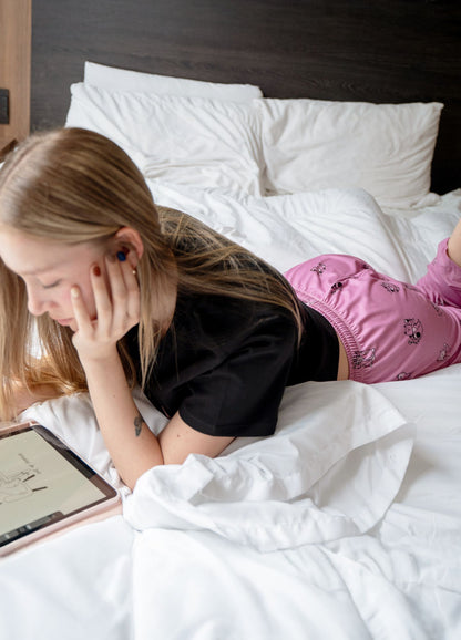 Conjunto Pantalón Gaticos - Rosa