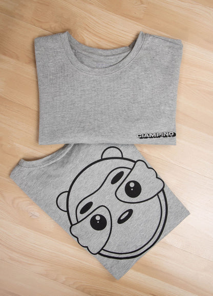 Perezoso Crop Top &#8211; Gris - CIAMPINO