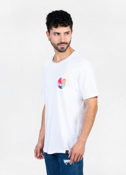 Volcano Camiseta Oversized – Blanco - CIAMPINO