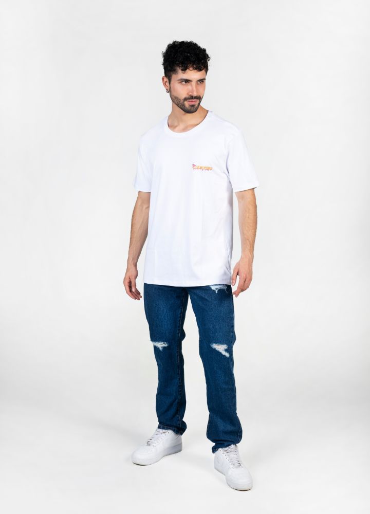 Oasis Camiseta Oversized – Blanco - CIAMPINO