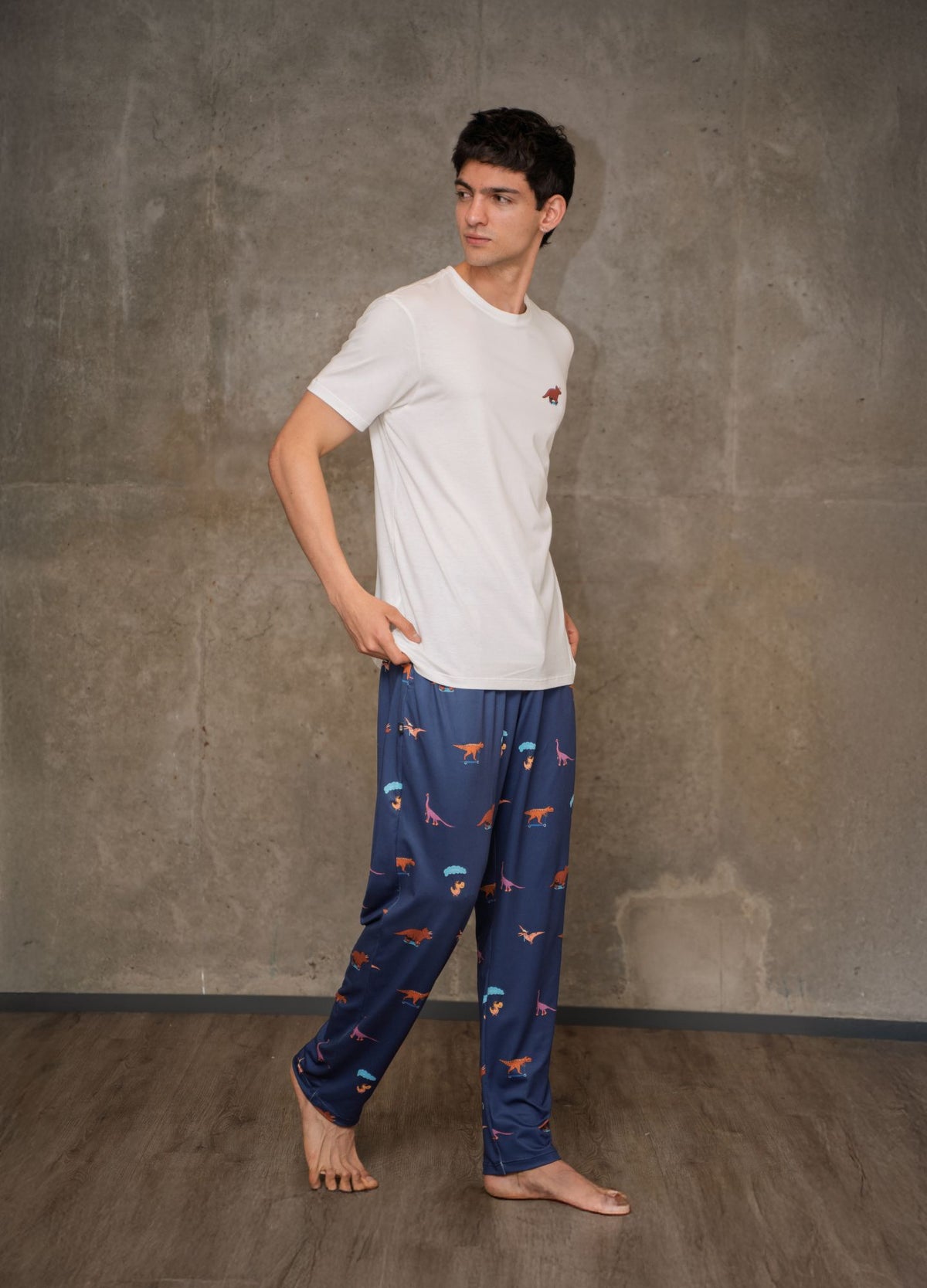 Conjunto Pantalón Dinos - Azul - CIAMPINO