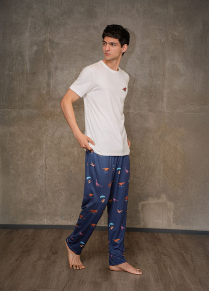 Conjunto Pantalón Dinos - Azul