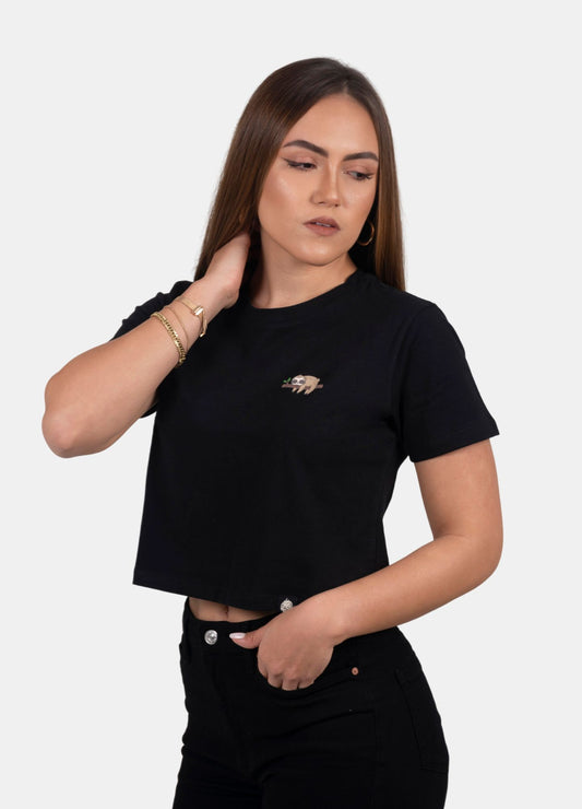 Basic Ciampino Crop Top – Negro - CIAMPINO