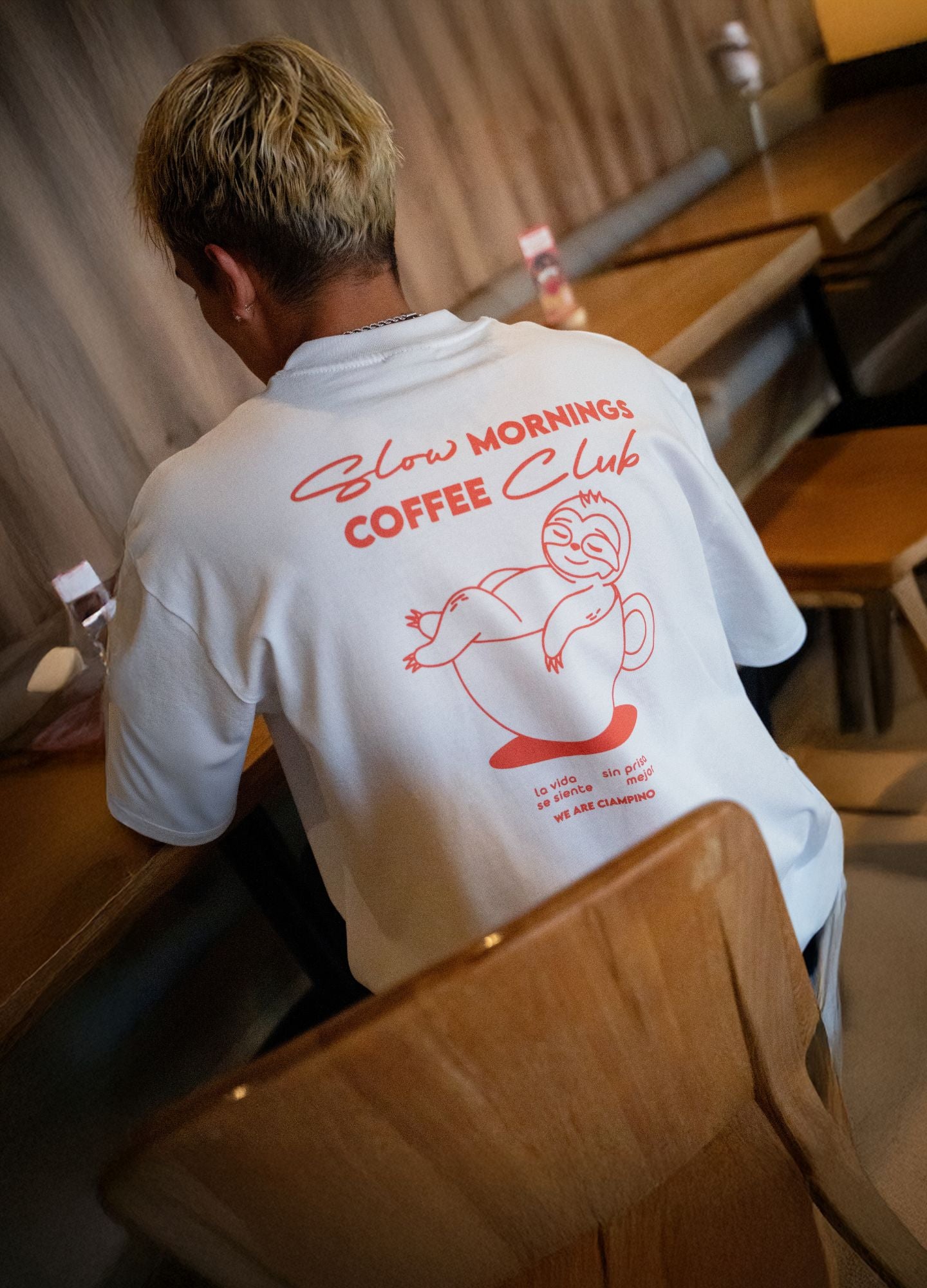 Coffee Club Oversized - Blanco