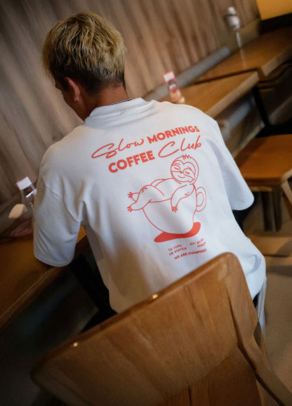 Coffee Club Oversized - Blanco