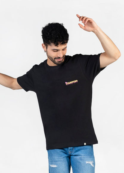 Oasis Camiseta Oversized – Negro - CIAMPINO