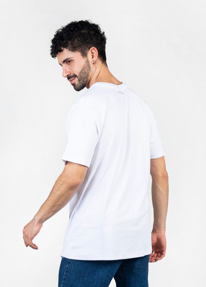 Fungi Camiseta Oversized – Blanco - CIAMPINO