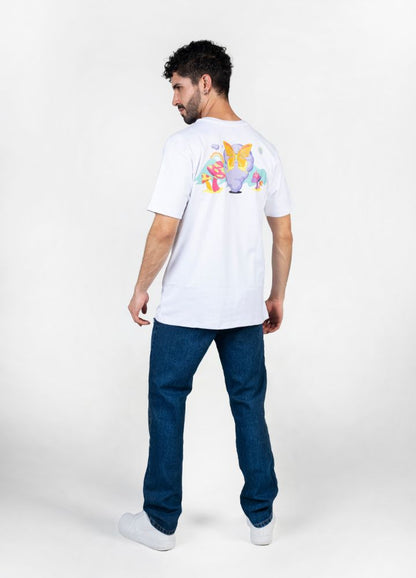 Oasis Camiseta Oversized – Blanco - CIAMPINO