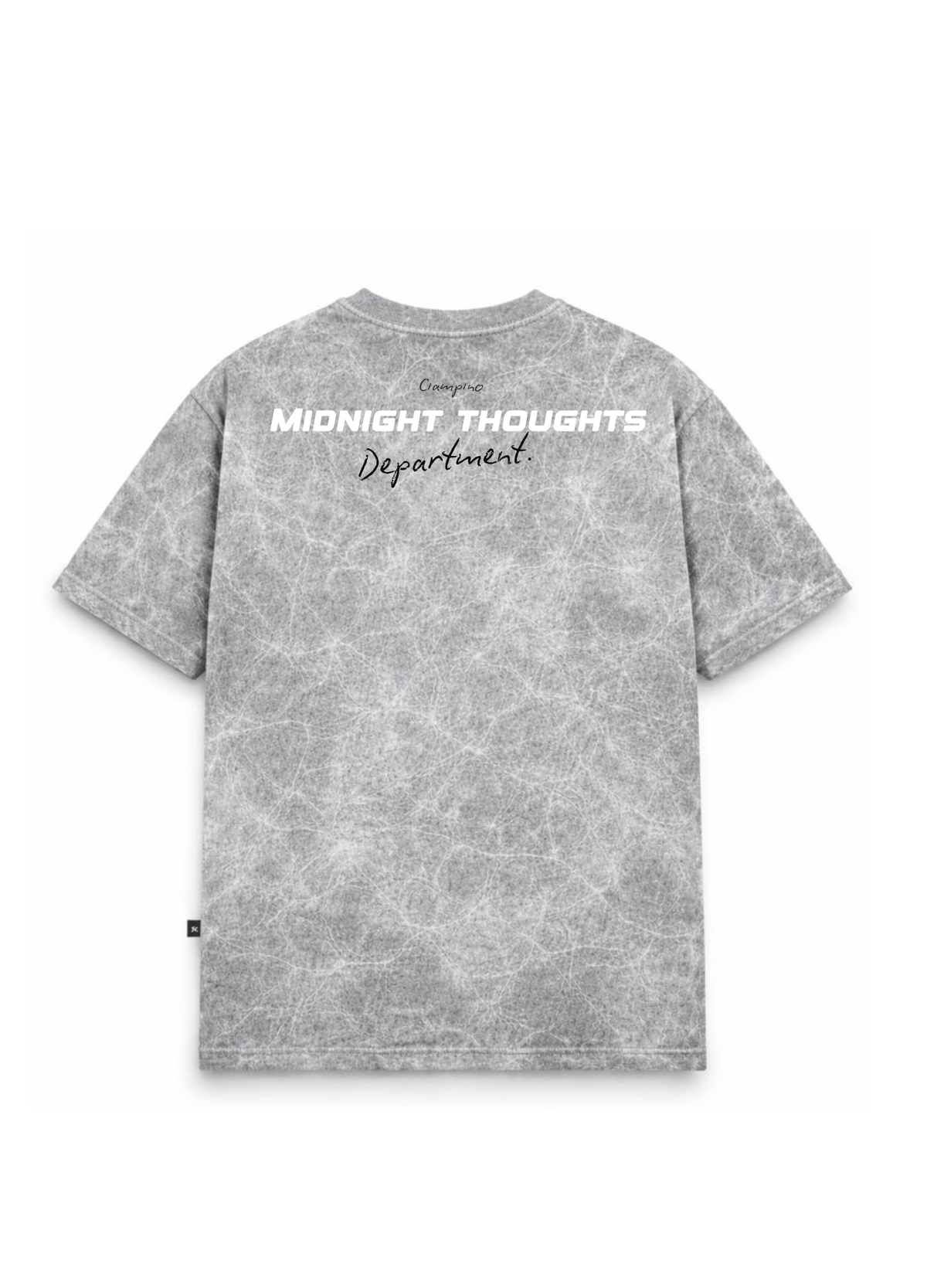 Midnight Boxy Fit - Gris Acid Wash - CIAMPINO