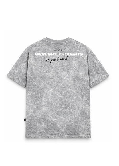 Midnight Boxy Fit - Gris Acid Wash