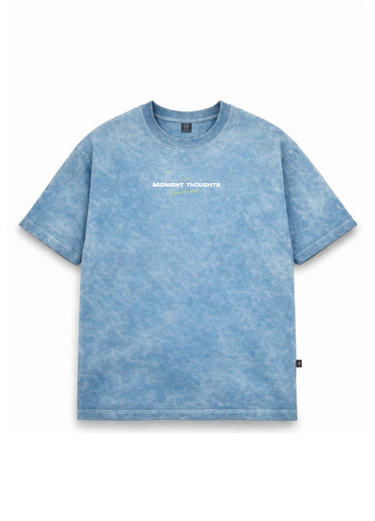 Midnight Boxy Fit - Azul Acid Wash