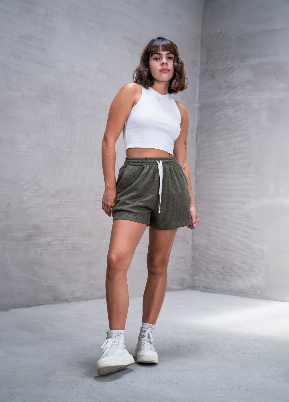 Short Grid - Verde - CIAMPINO