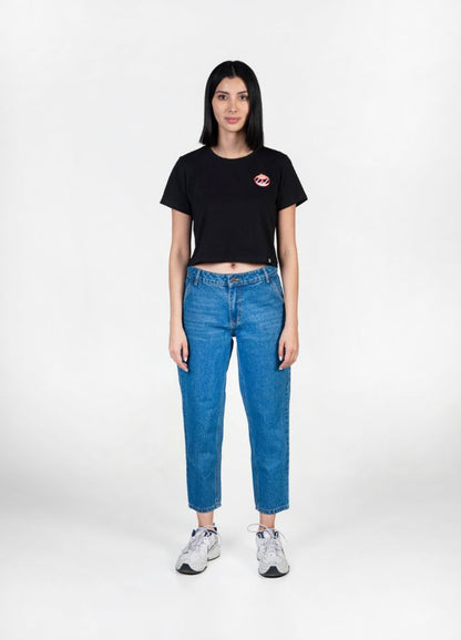 Road Trip Crop Top &#8211; Negro - CIAMPINO